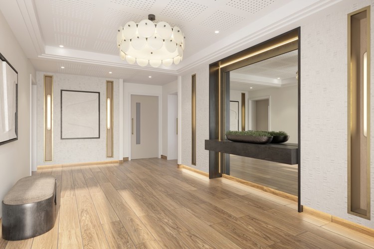 Aviator House Lobby CGI