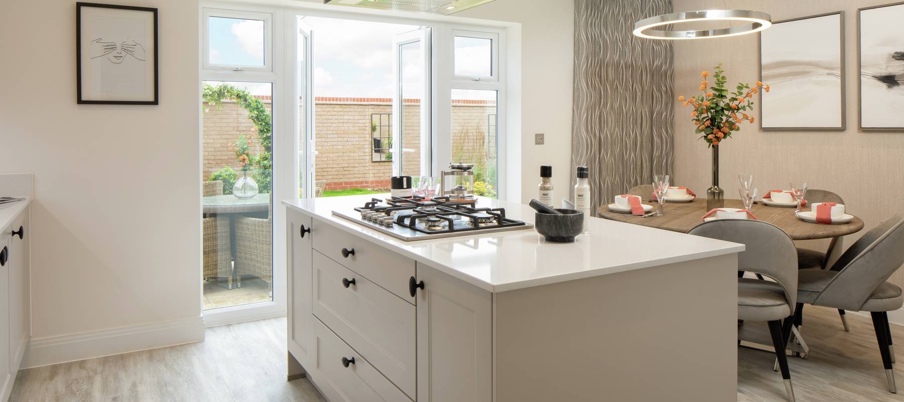 The Cottesmore kitchen island | Cala at Hampton Lakes