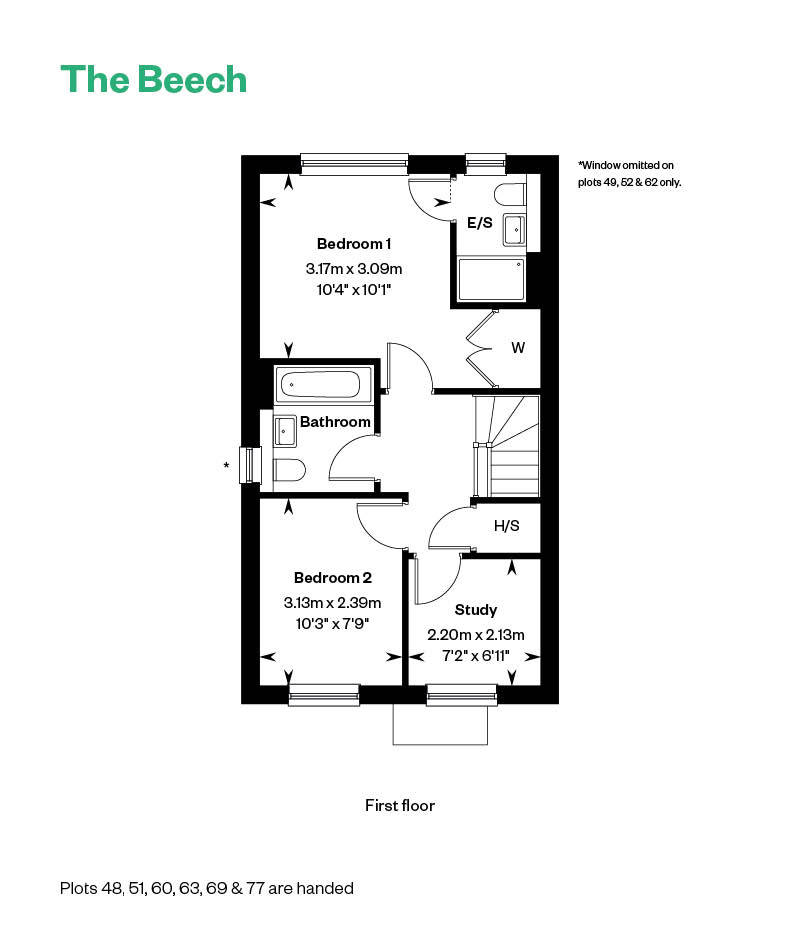 Wivenhoe Gardens The Beech Floorplan FF