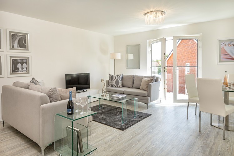 Burwell Apartments FF 2 Bed Netherhall Kitchen Dining