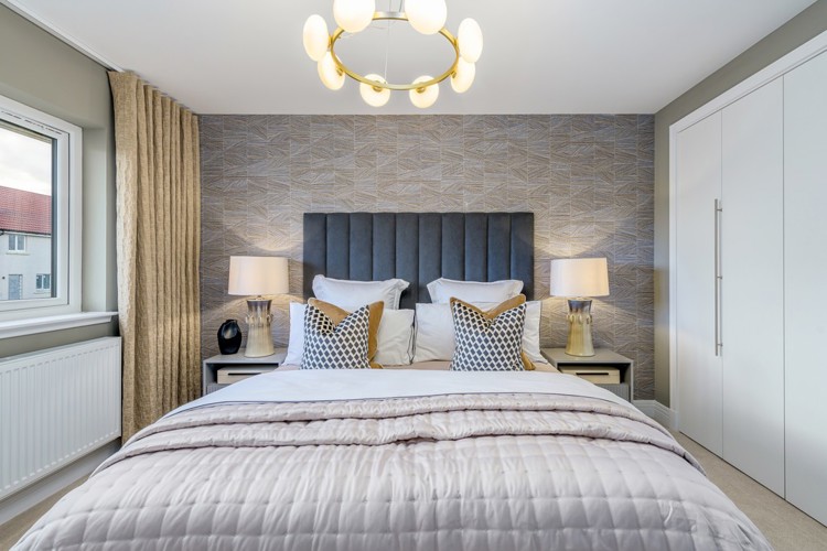 4 bedroom showhome | bedroom with fitted wardrobes