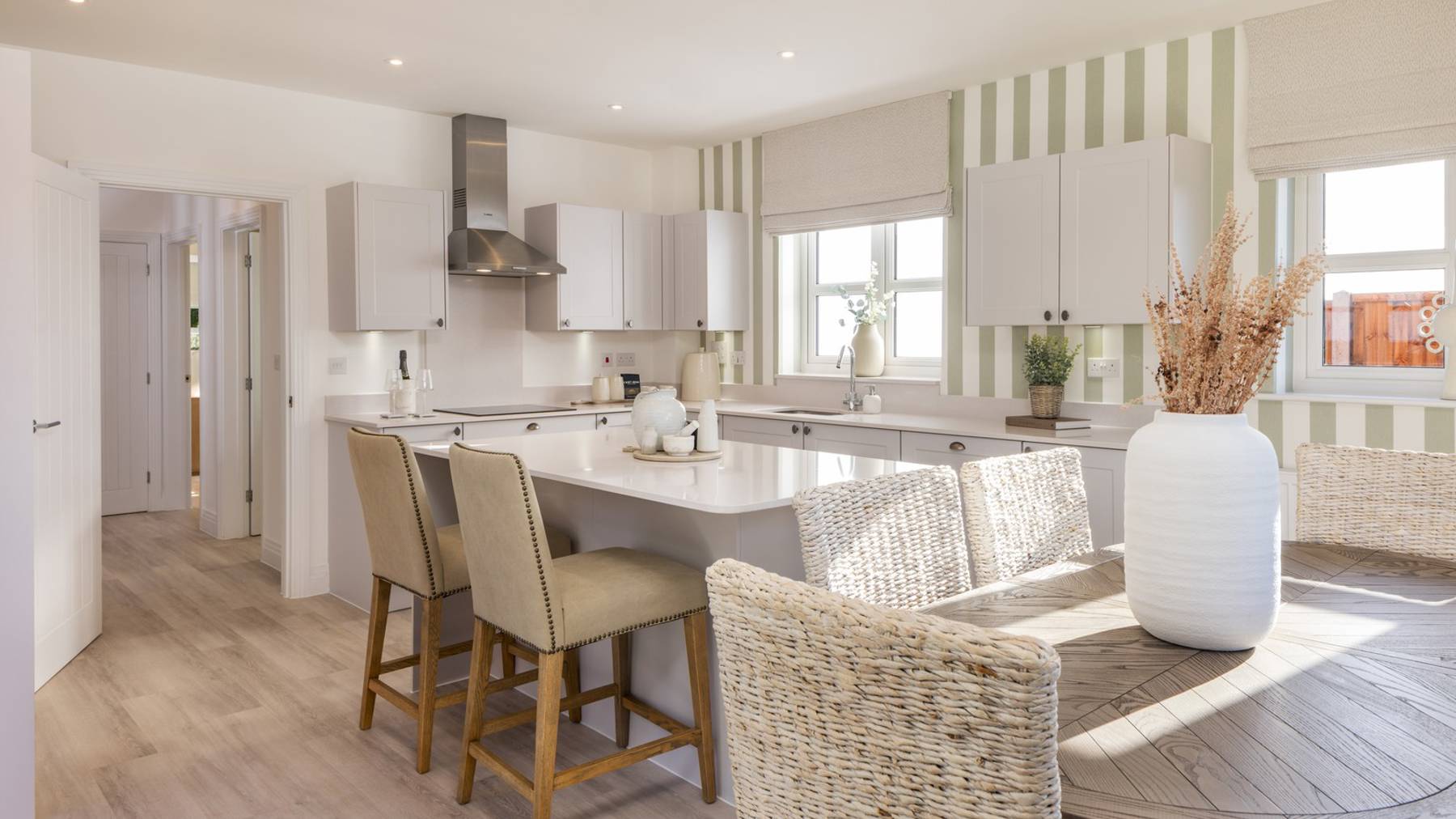 The Rowan, Langmead Place kitchen with an island