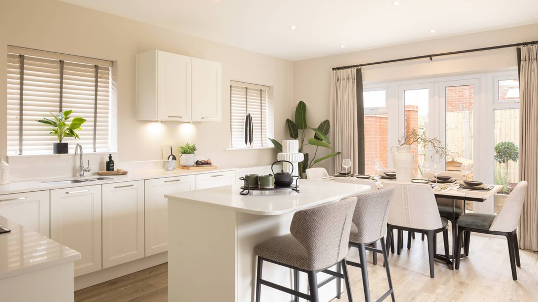 Showhome image of the Rowan at Knightwood Chase. Four bedroom home for sale in Fordingbridge