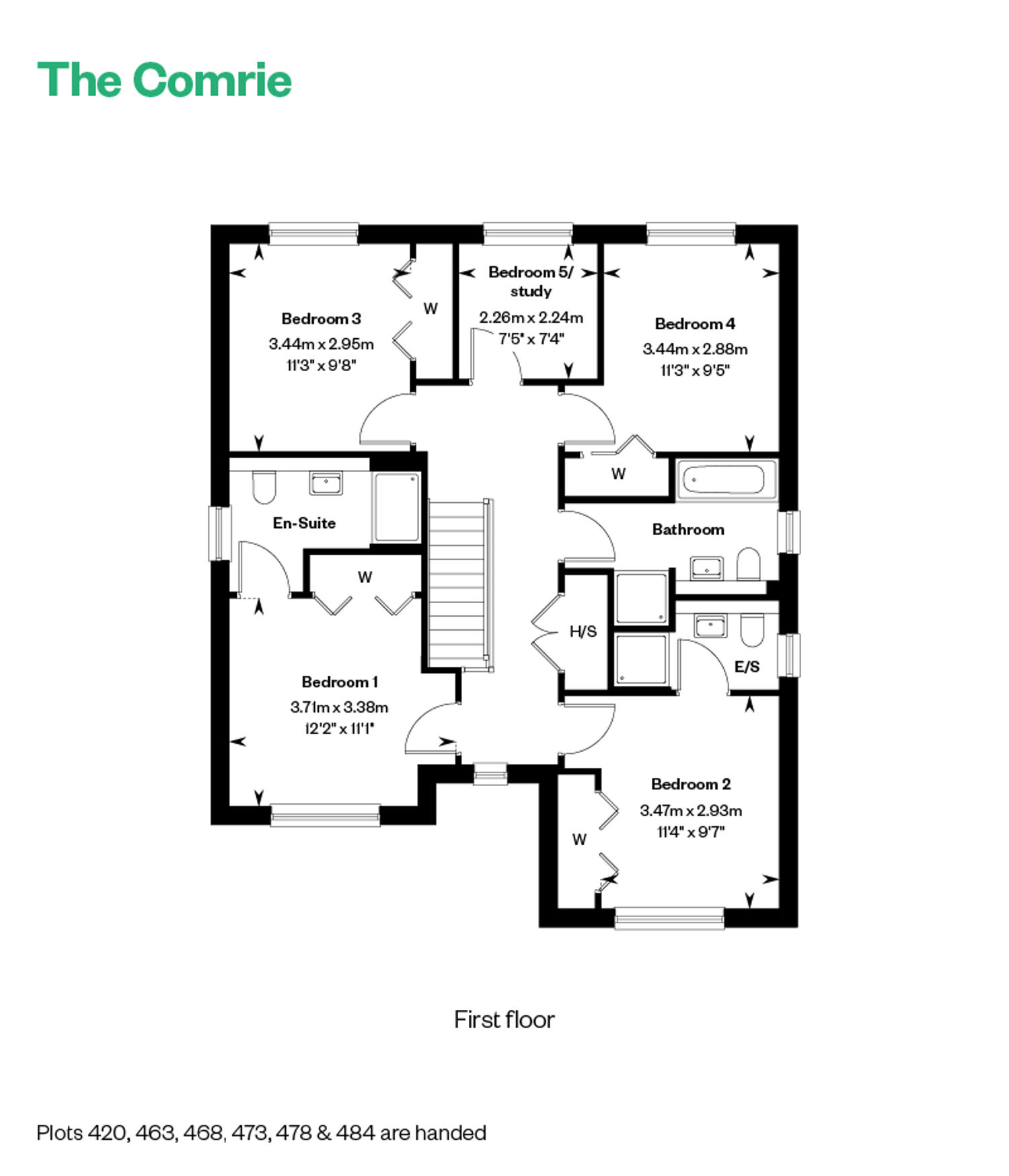 5145695 CALA NORTH Milltimber Phase 4 Woodhurst Floor Plans Web The Comrie FF 800X1200px