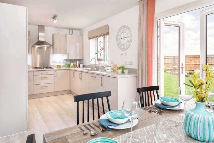 Chestnut house type kitchen, 3 bedroom house for sale in Bicester