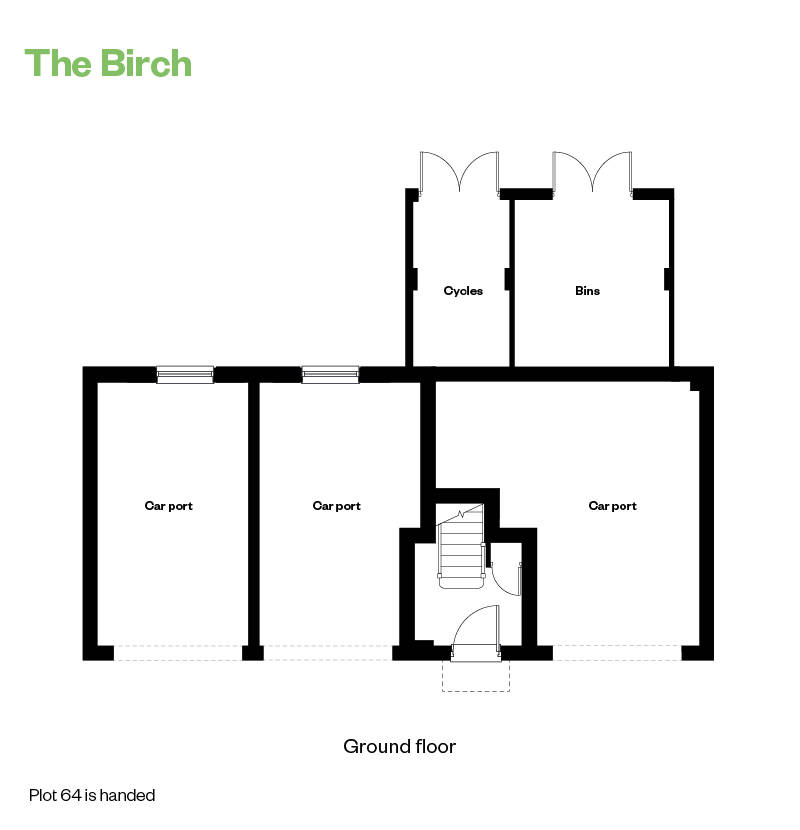 Floorplan of house for sale at Worting Park. New homes for sale in Basingstoke