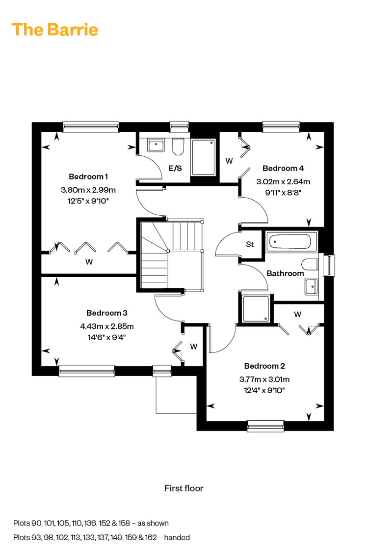 4013582 Cala East Colliers Gate Web Floorplans 800X1200 The Barrie FF