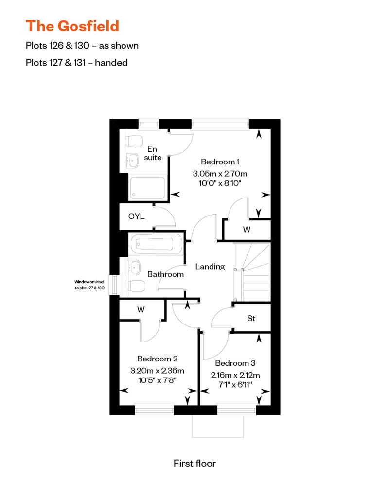 The Gosfield FF ASHP Floor Plan