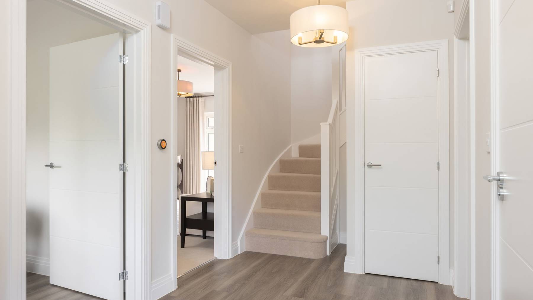 Hallway of house for sale at Worting Park. New homes for sale in Basingstoke