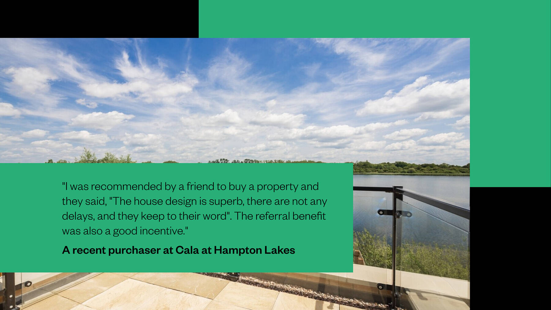 Hampton Lake Testimonial