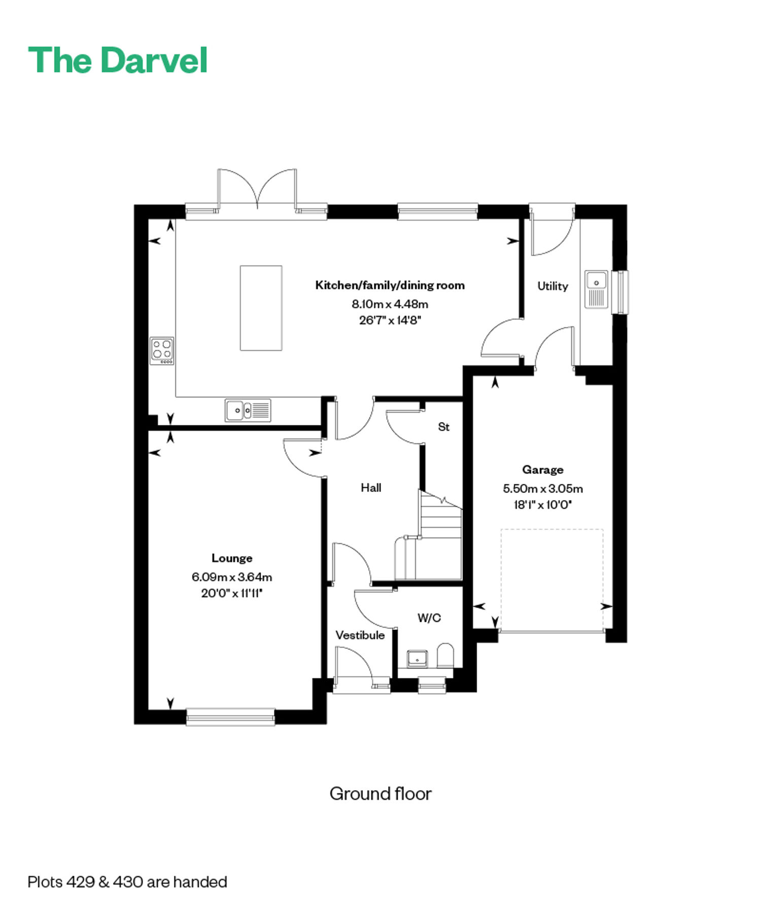 5145695 CALA NORTH Milltimber Phase 4 Woodhurst Floor Plans Web The Darvel GF 800X1200px