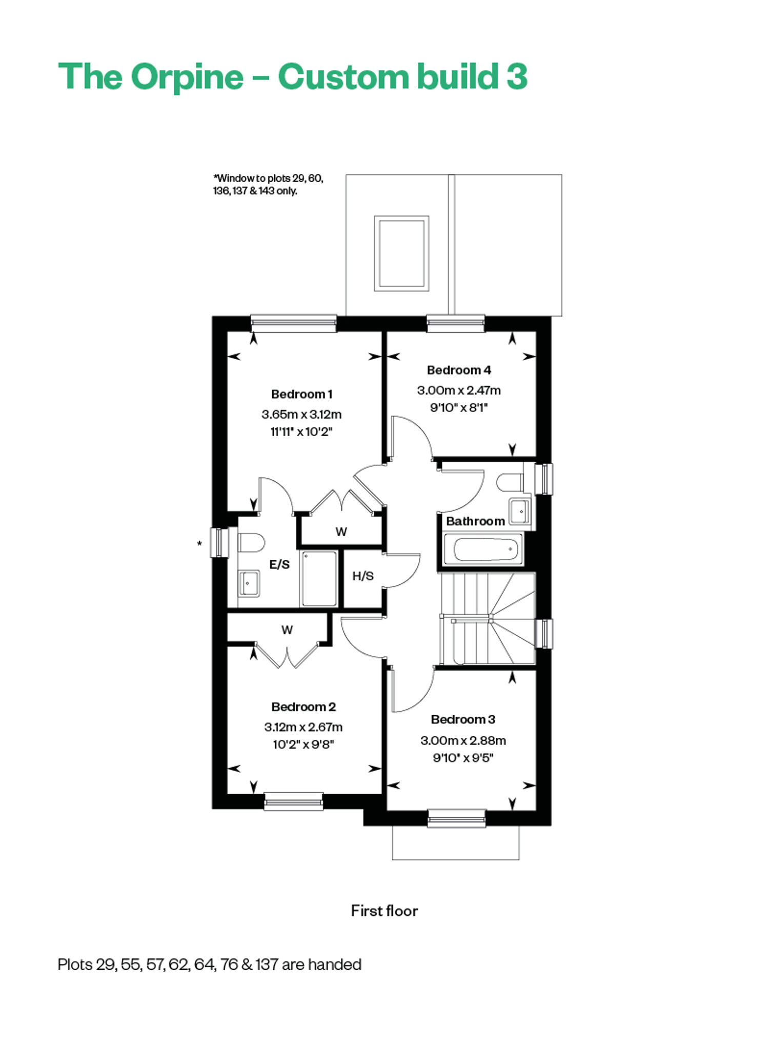 Samuel Gardens Floorplans The Orpine CB3 FF