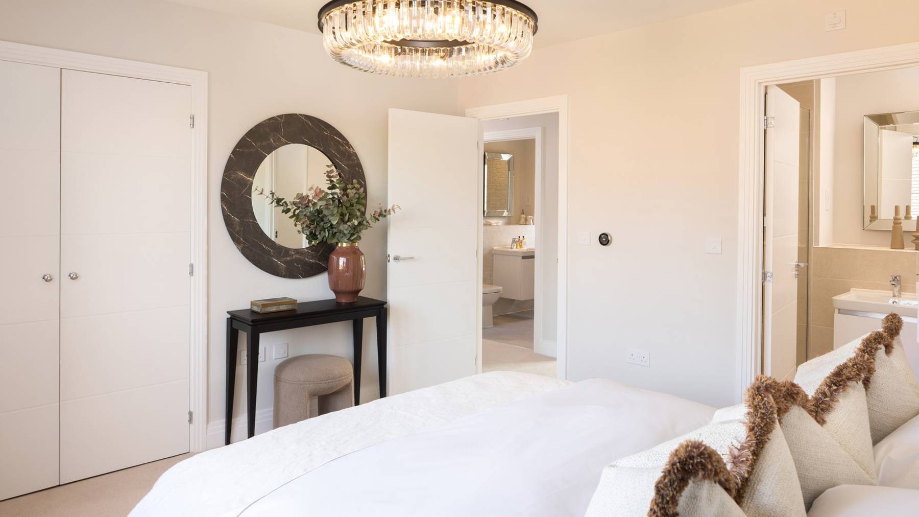 Bedroom of house for sale at Worting Park. New homes for sale in Basingstoke