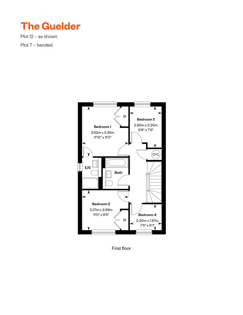 Floorplan of house for sale in Egham