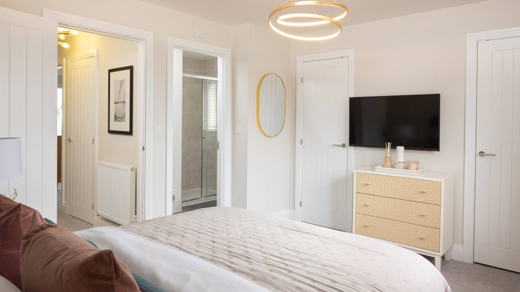 Cala at Hampton Lakes: The Hulsfield - bedroom 1, wardrobe & en suite