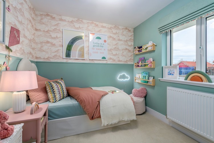 4 bedroom showhome | children's bedroom | 4 bedroom family home