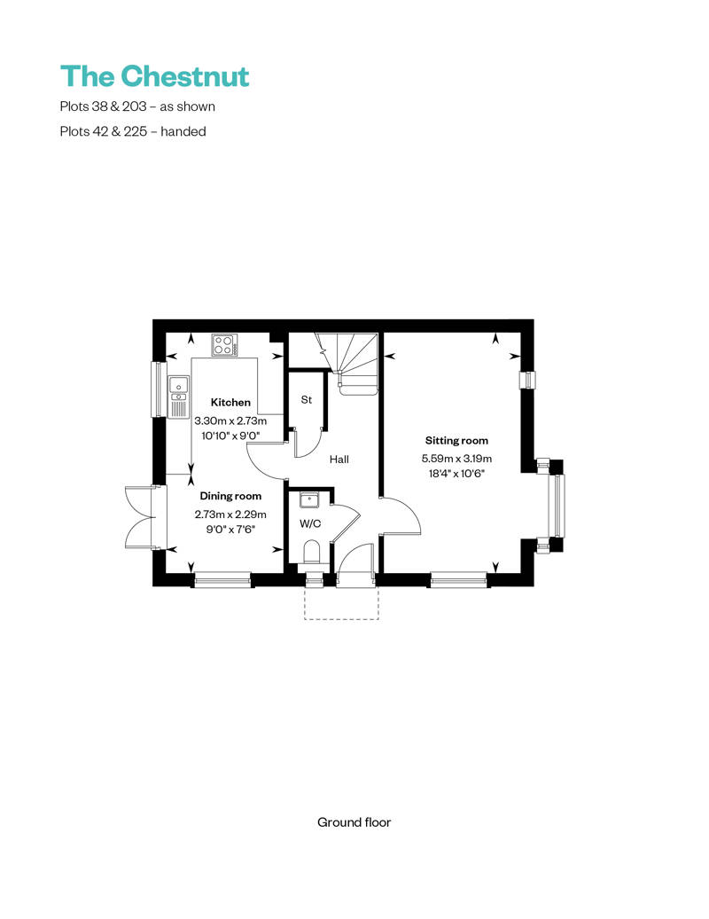 Floorplan of house for sale in Wimborne