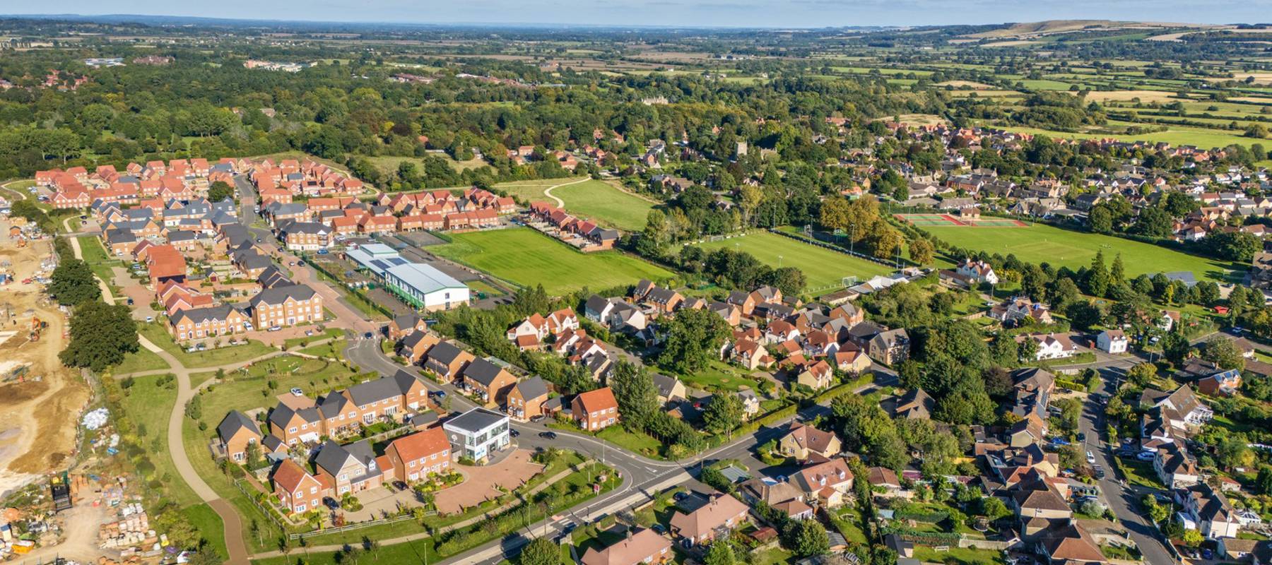 Cross Trees Park Ariel Photo Shrivenham