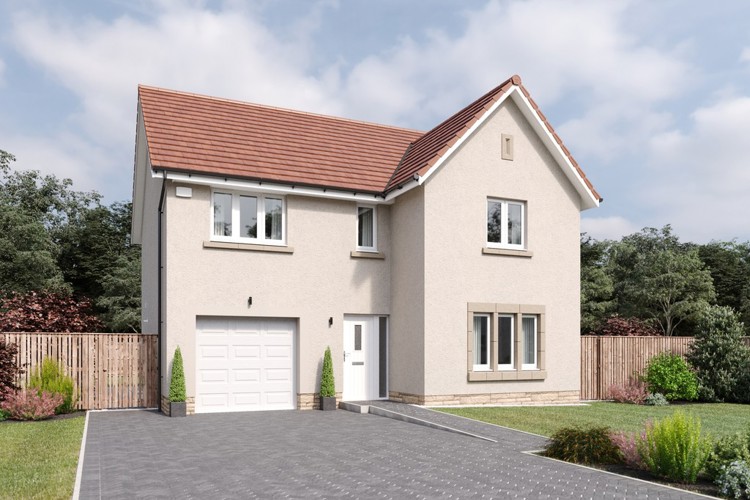 The Barrie External CGI | 4 bedroom home for sale in Millerhill