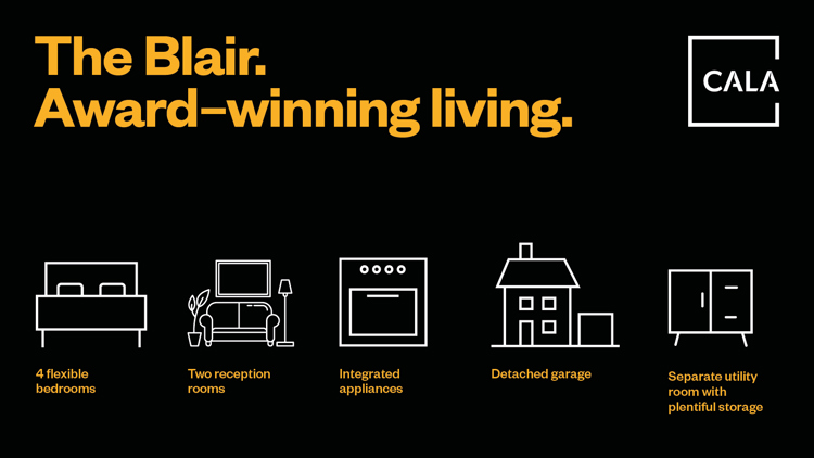 Welcome home to The Blair | Award-winning living | 4 bedroom home for sale