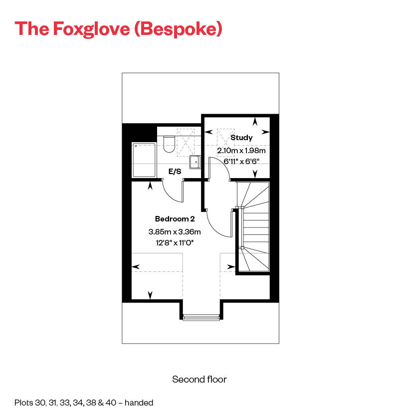 The Foxglove Bespoke SF Floor Plan Ingatestone Grove, Essex