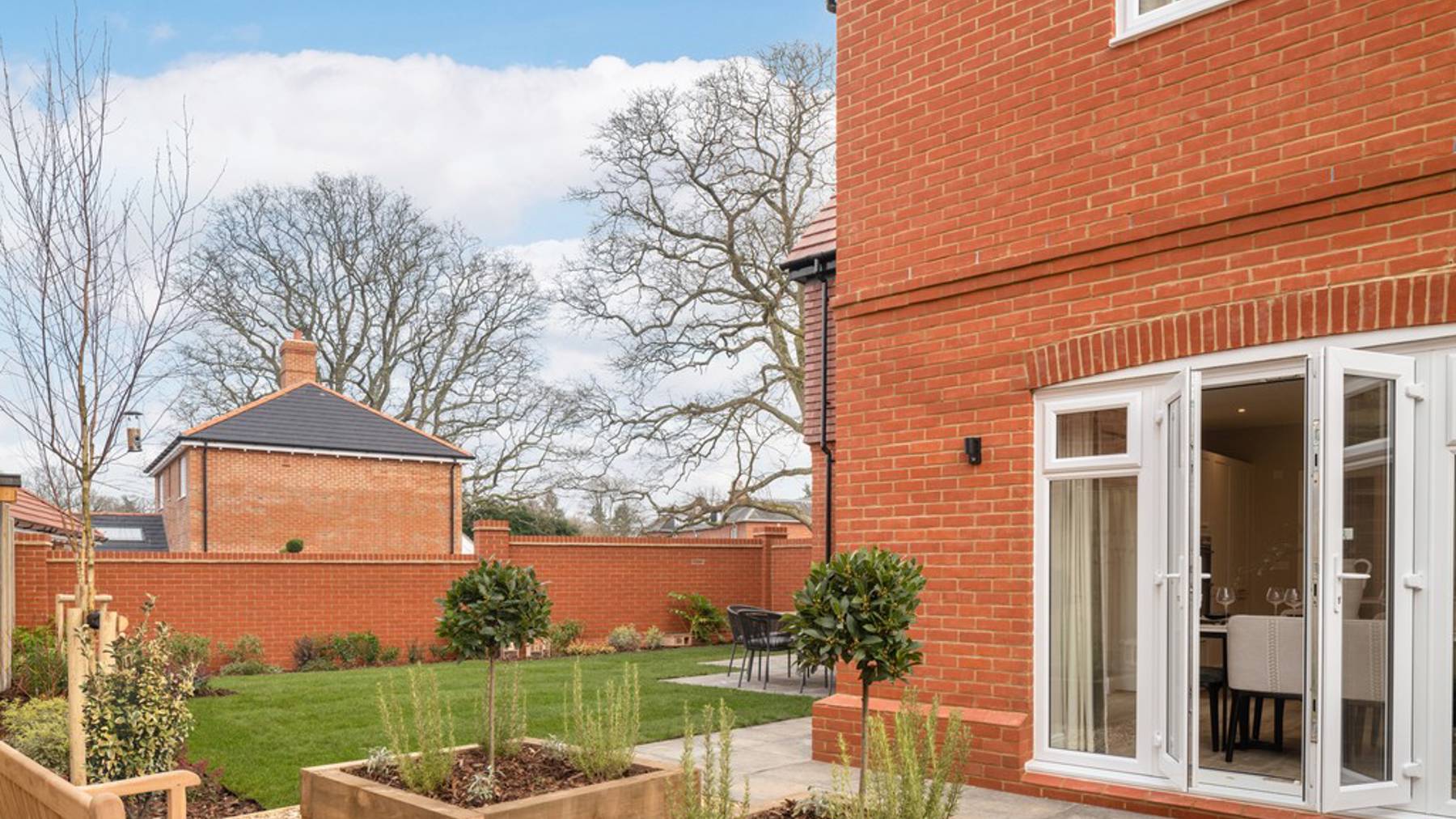 Showhome image of the Rowan at Knightwood Chase. Four bedroom home for sale in Fordingbridge