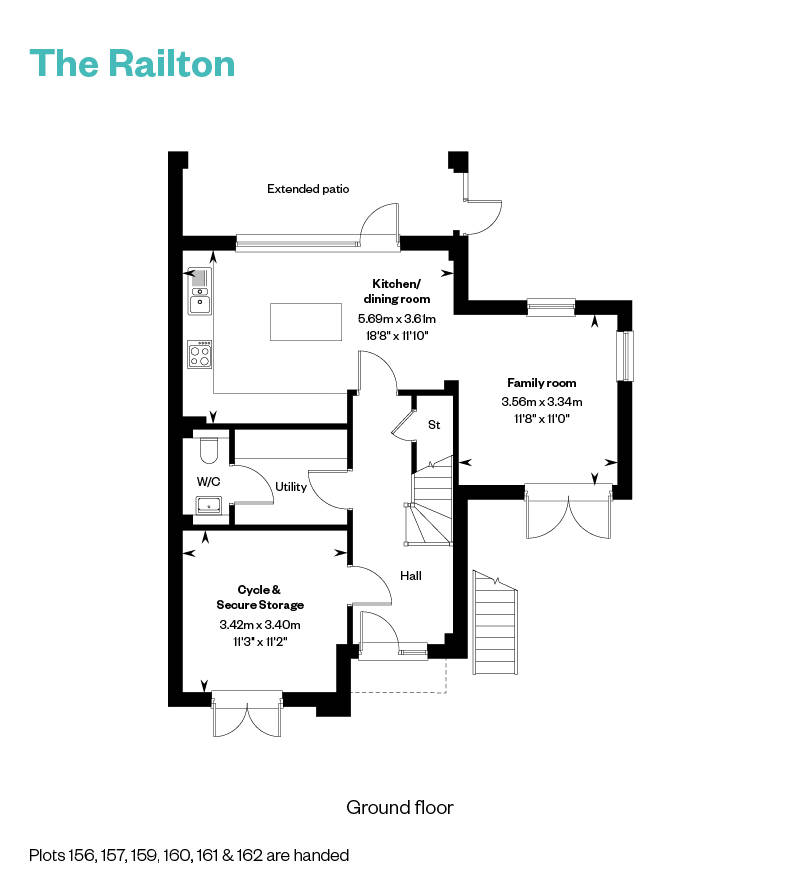 Railton Ground Floor Floorplan 