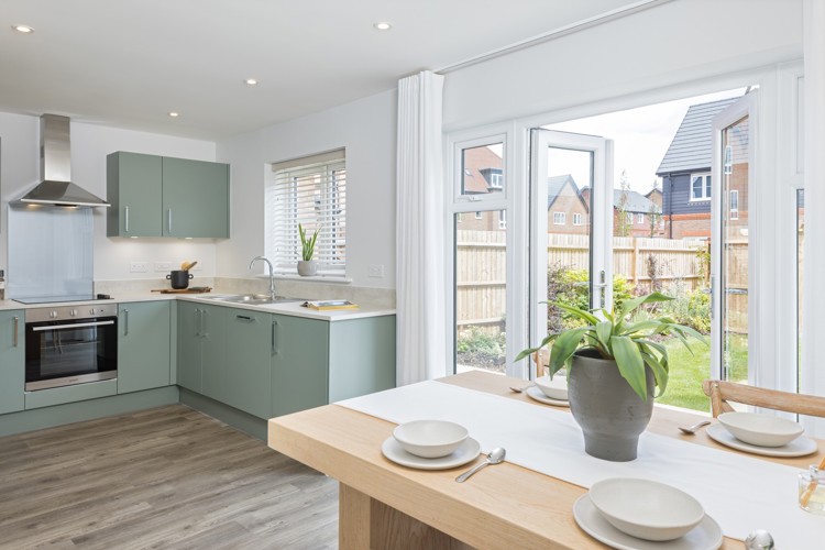 Blackthorn house type kitchen, 3 bedroom house for sale in Bicester
