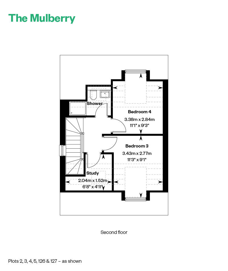 Floorplan of house for sale in Deepcut