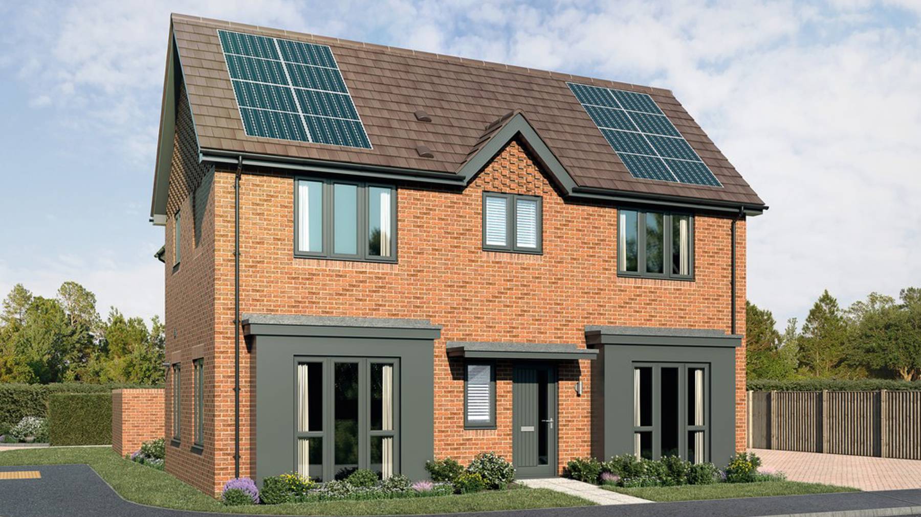 CGI of Silverbell house for sale in Crowthorne