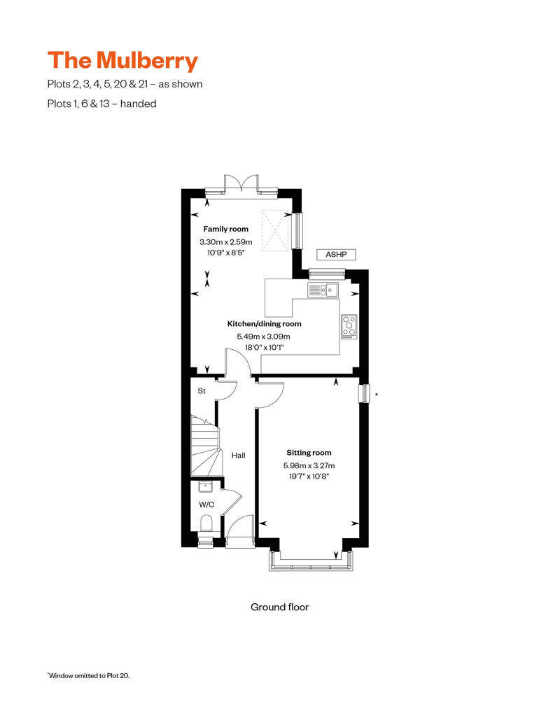 Floorplan of house for sale in Egham