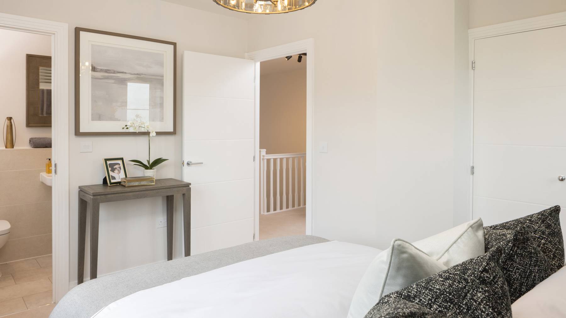 Bedroom of house for sale at Worting Park. New homes for sale in Basingstoke