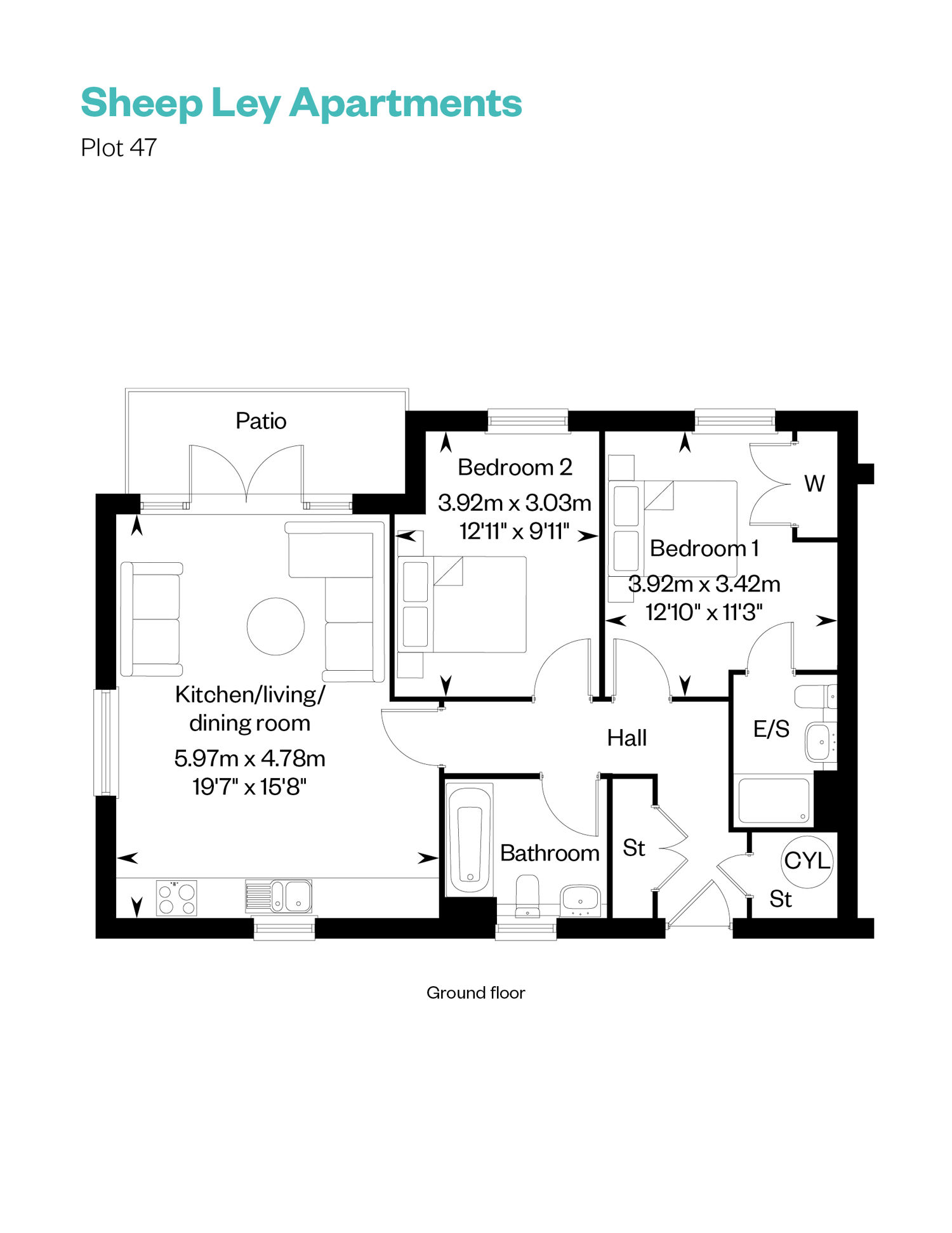 Plot 47 Sheep Ley Apartments
