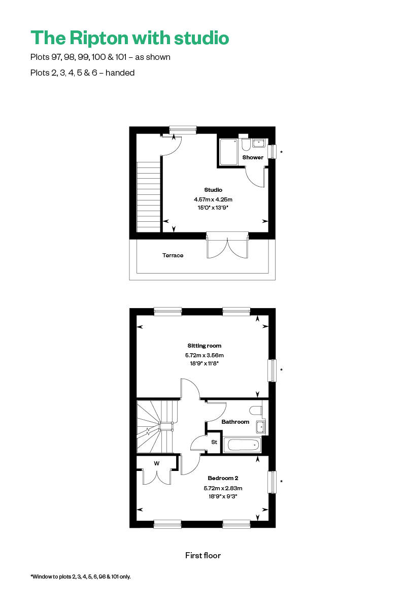 The Ripton With Studio FF & studio room Netherhall Gardens, Cambridge