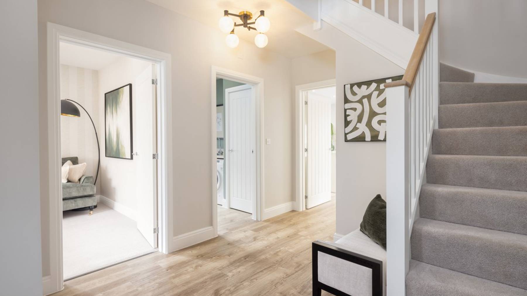 Showhome image of the Rowan at Knightwood Chase. Four bedroom home for sale in Fordingbridge