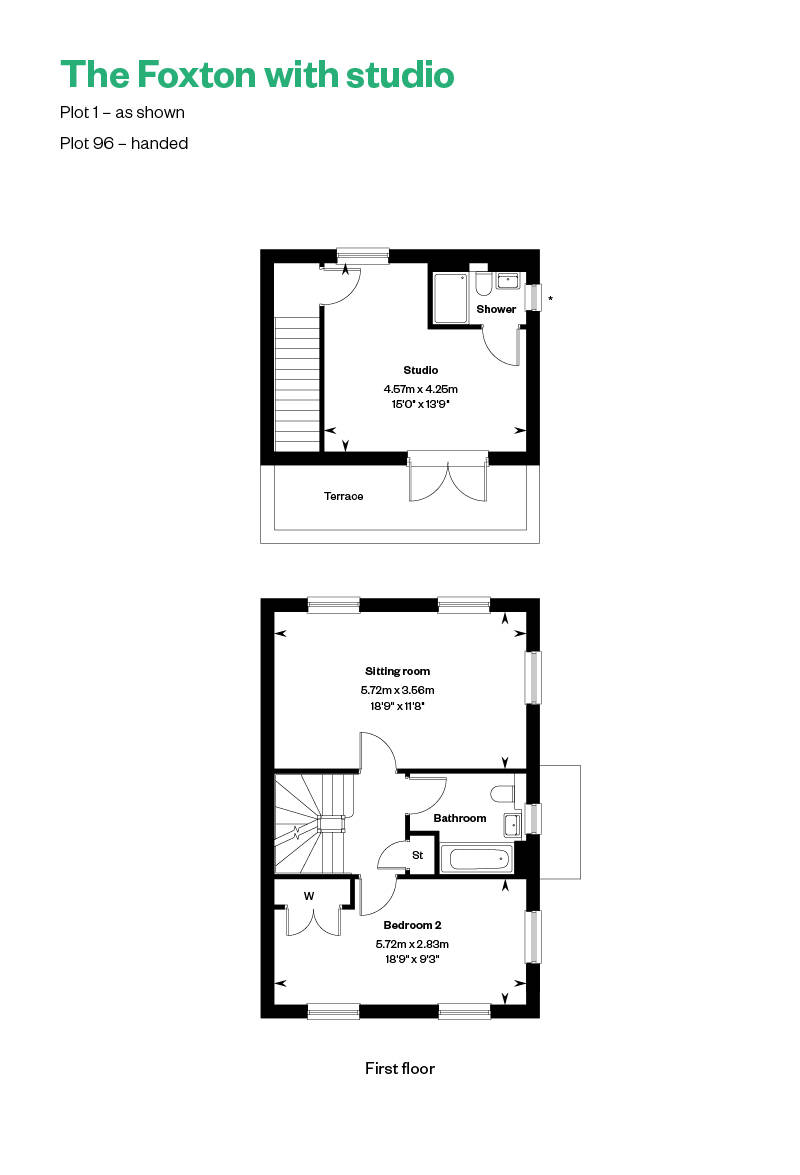The Foxton With Studio FF & studio room Netherhall Gardens, Cambridge