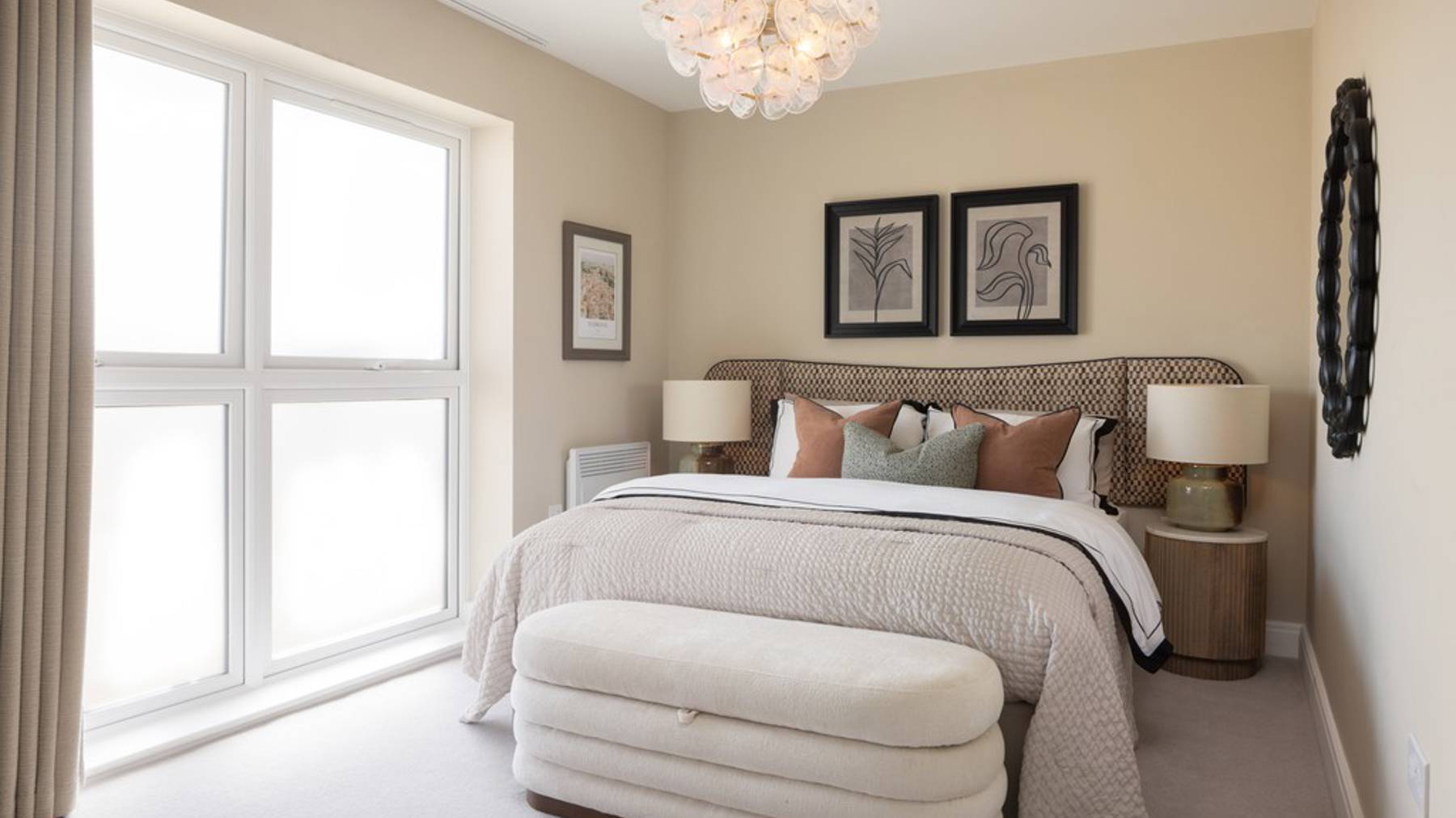 Bowke House ground floor show apartment | bedroom one