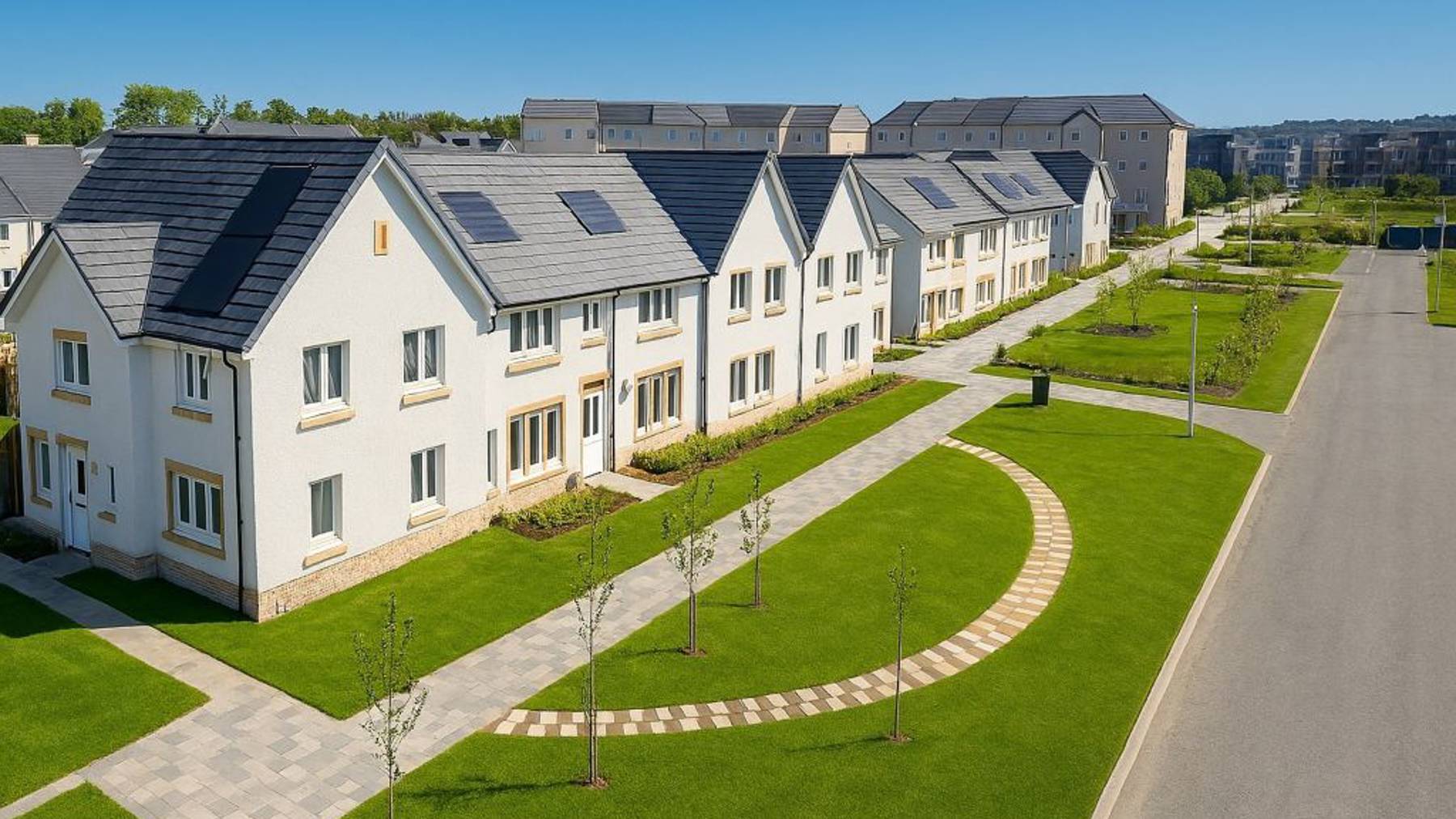 West Craigs | Street Scene External CGI