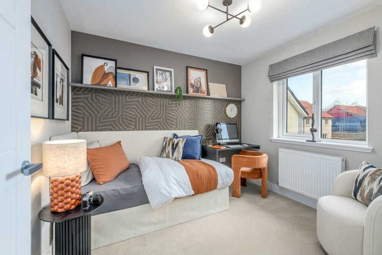 4 bedroom showhome | fourth bedroom ideal for guests, children or home office