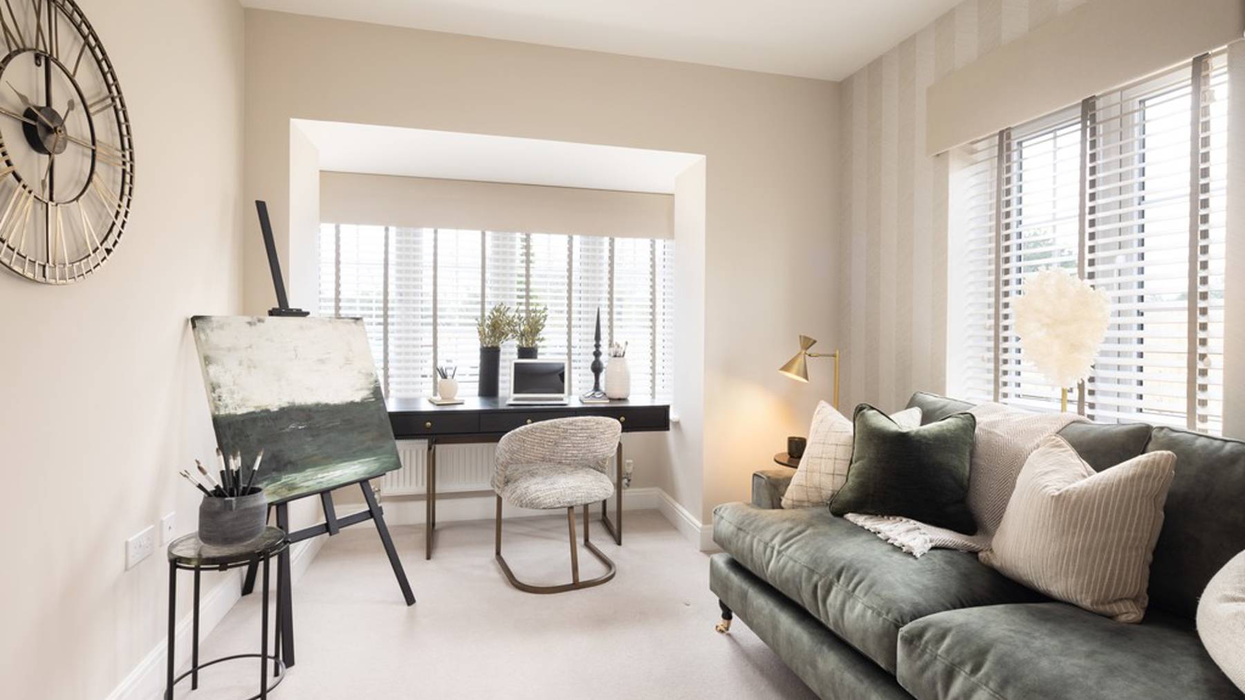 Showhome image of the Rowan at Knightwood Chase. Four bedroom home for sale in Fordingbridge