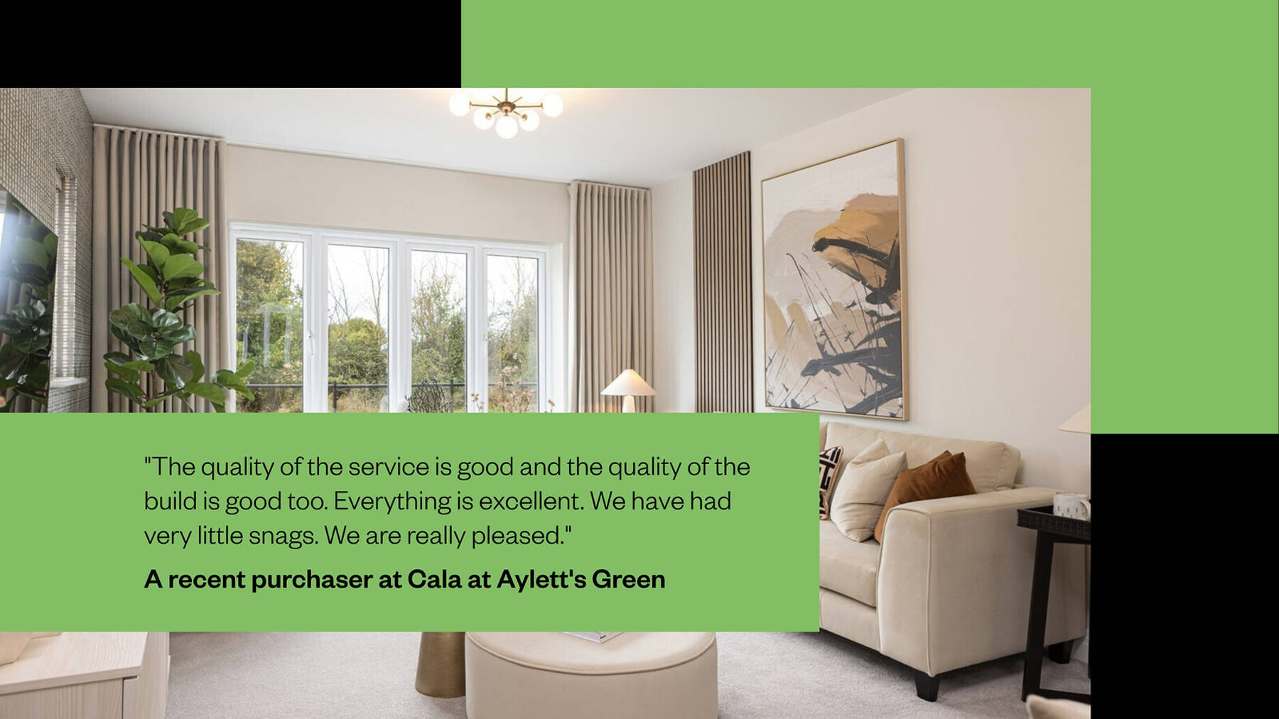 Aylett's Green Testimonial