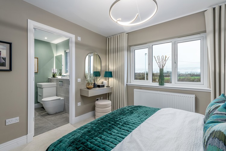 4 bedroom showhome | generous bedroom with en-suite