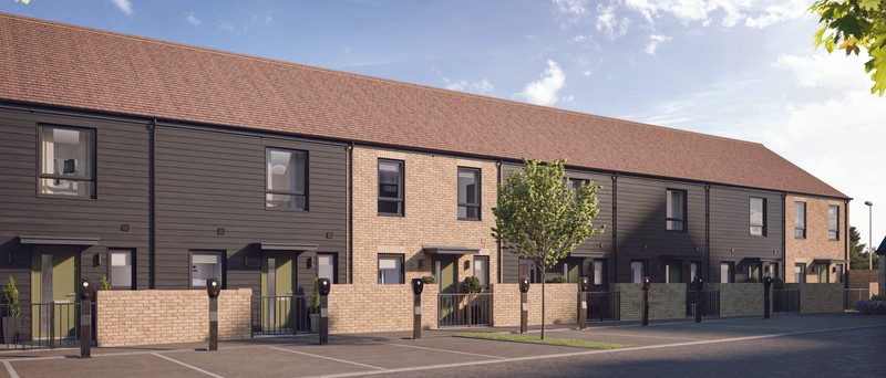 Terraced Homes Netherhall Gardens, Cambridge