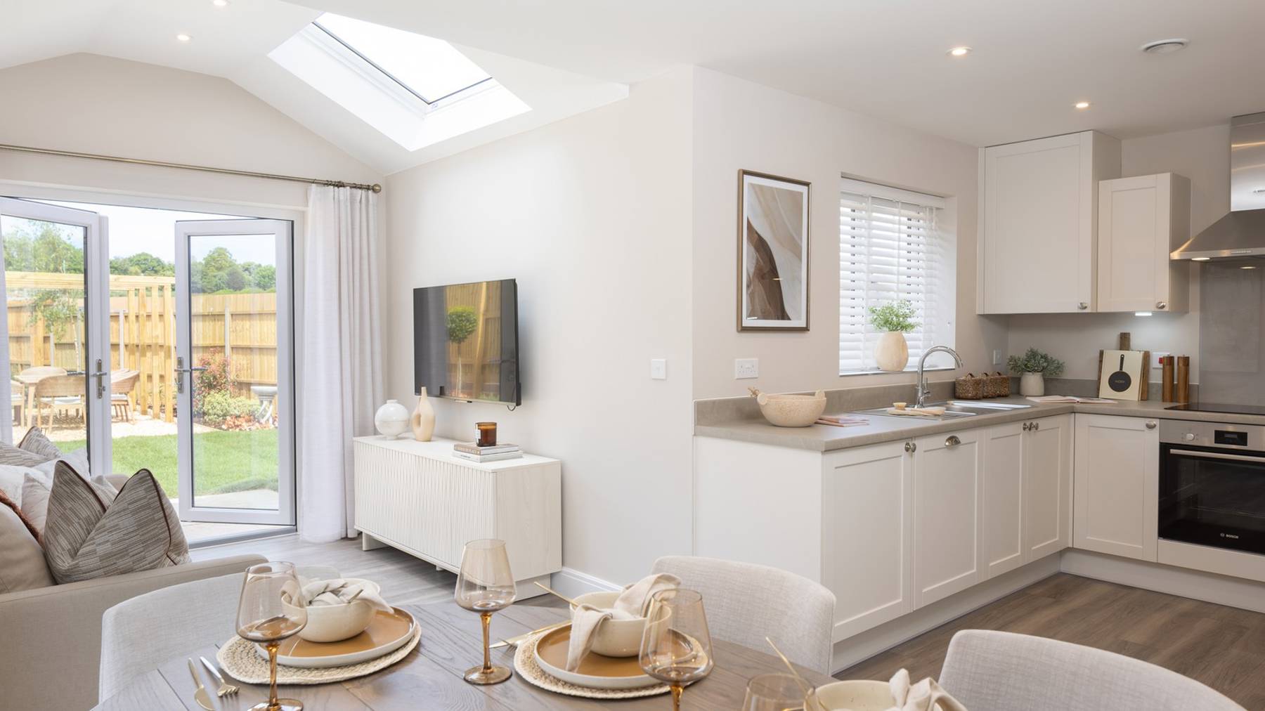 Kitchen / Dining / Family room of house for sale in Winchester, Hampshire