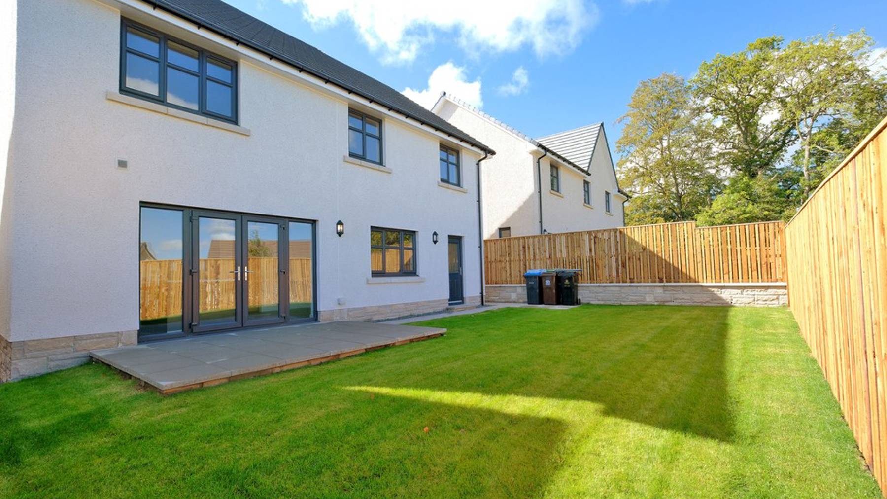 Plot 271 garden at Craibstone Estate South 