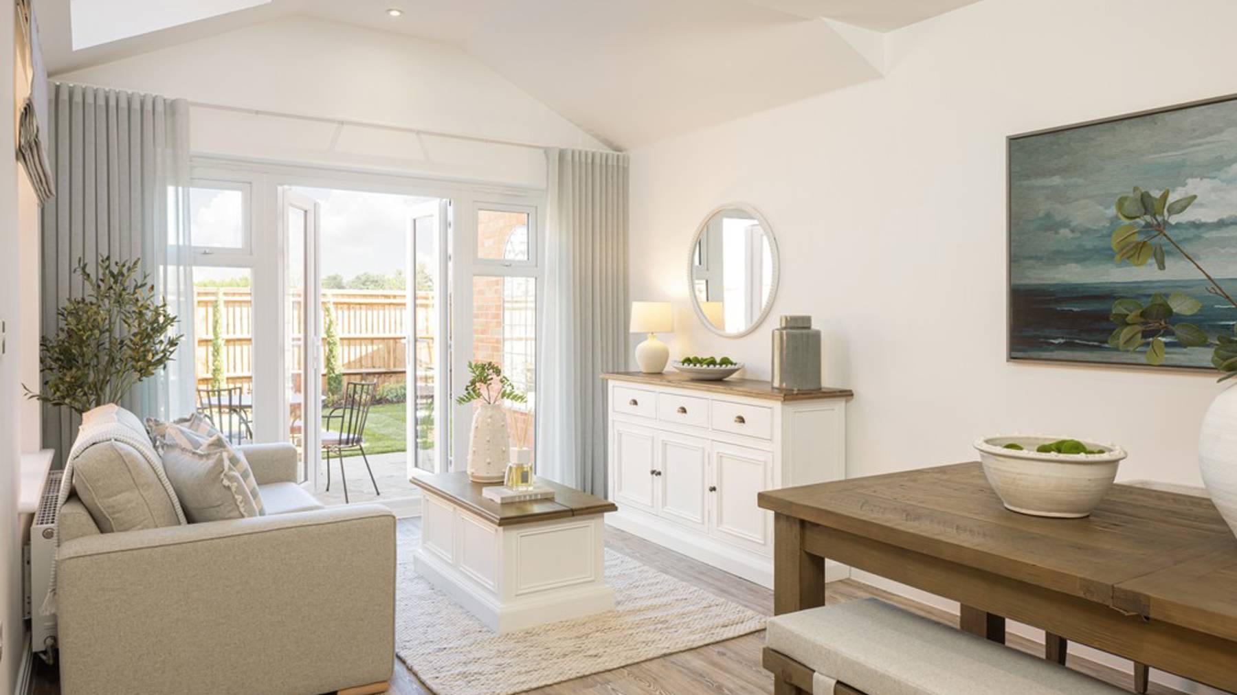 The Mulberry Family Room With French Doors to garden Ingatestone Grove