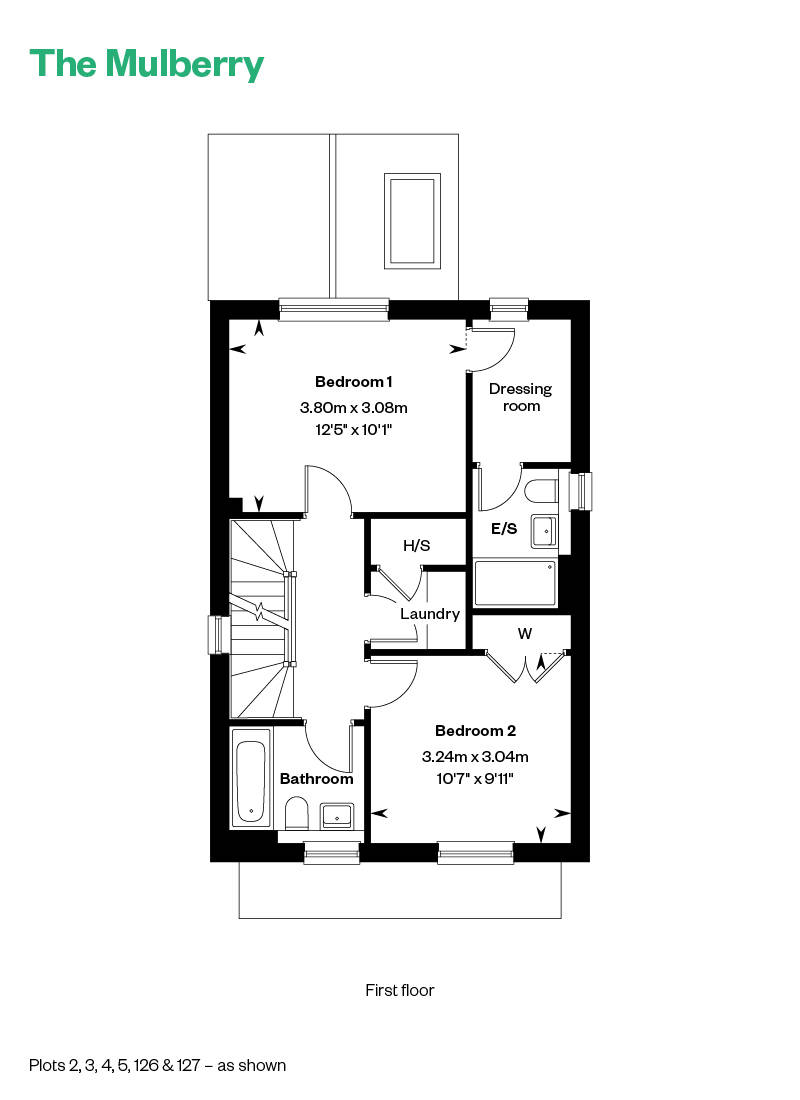 Floorplan of house for sale in Deepcut