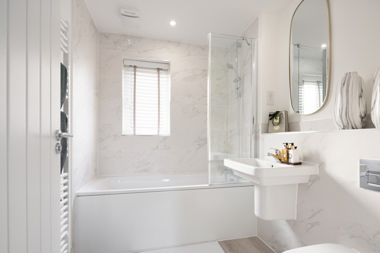 Blossom house type bathroom, 3 bedroom house for sale in Bicester