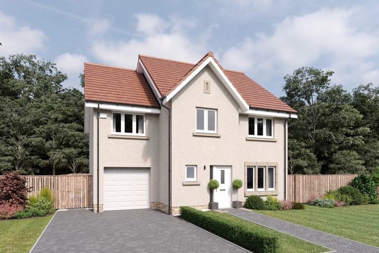 The Bryce External CGI | 4 bedroom home for sale in Millerhill
