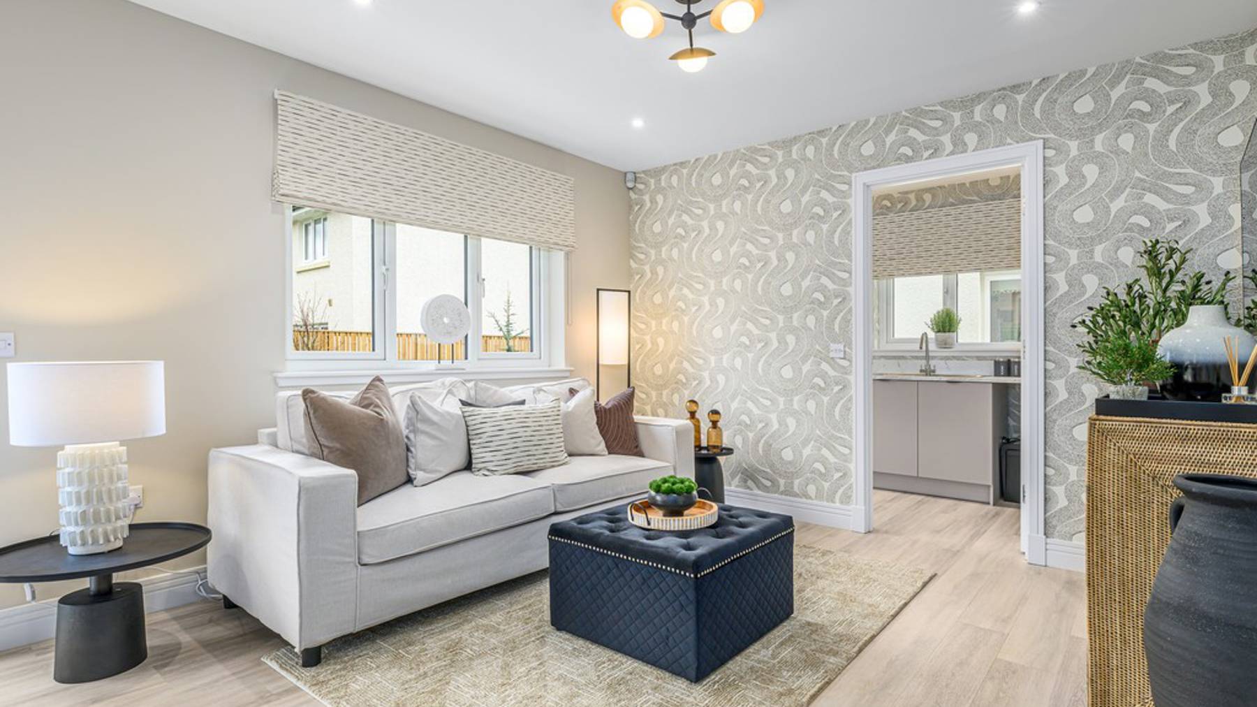 4 bedroom plus study showhome | open plan family area connecting to the separate utility room